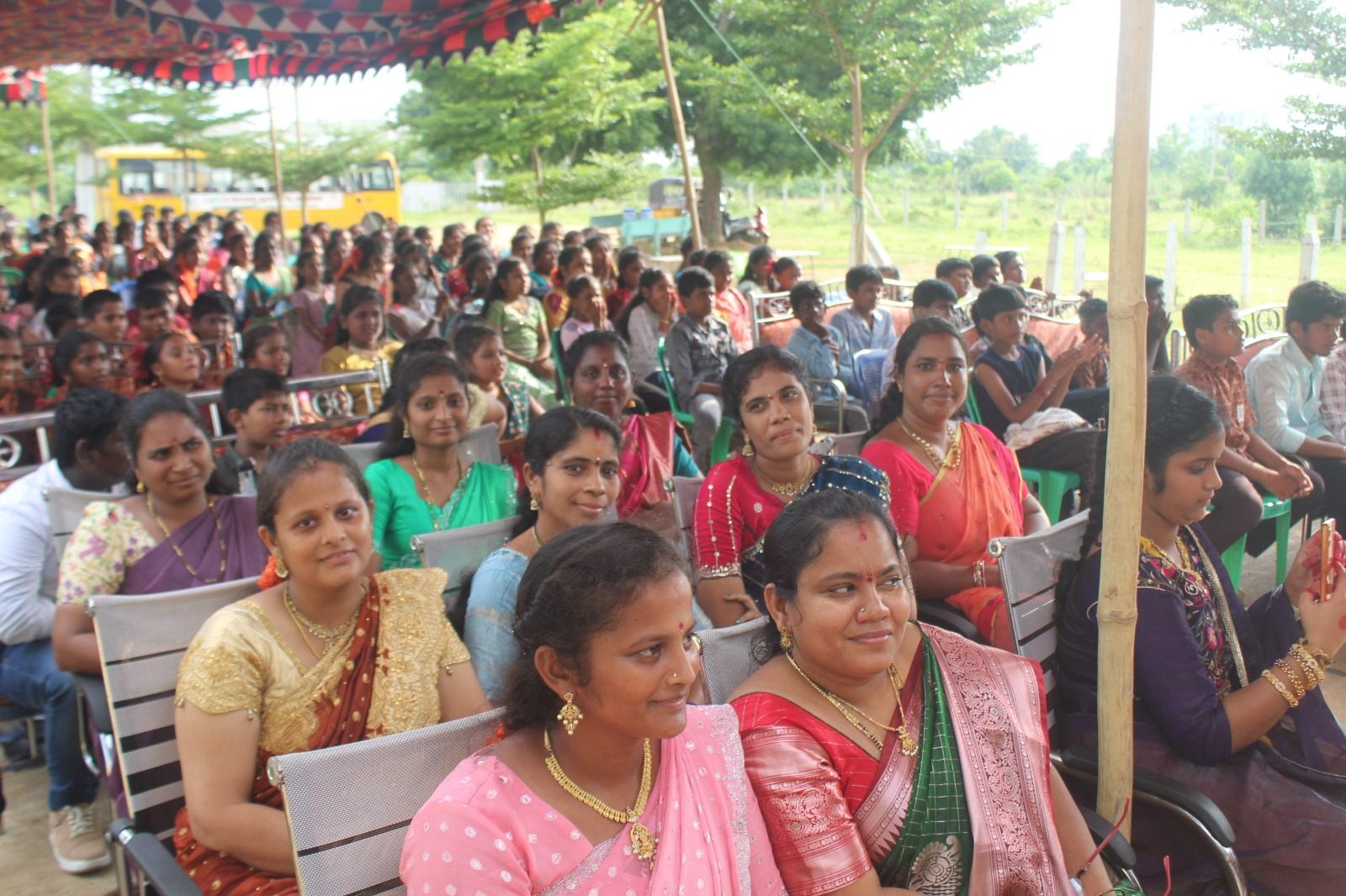 Parents and guests in the audience